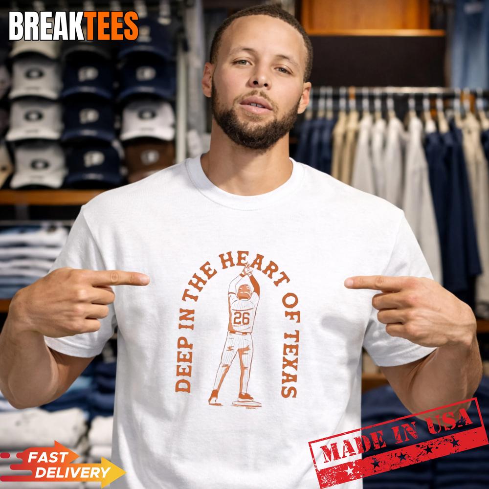 Deep In The Heart Of Texas Rangers Baseball Player - Adult & Kids T-Shirts, Sweatshirts & Hoodies apparel design preview 1