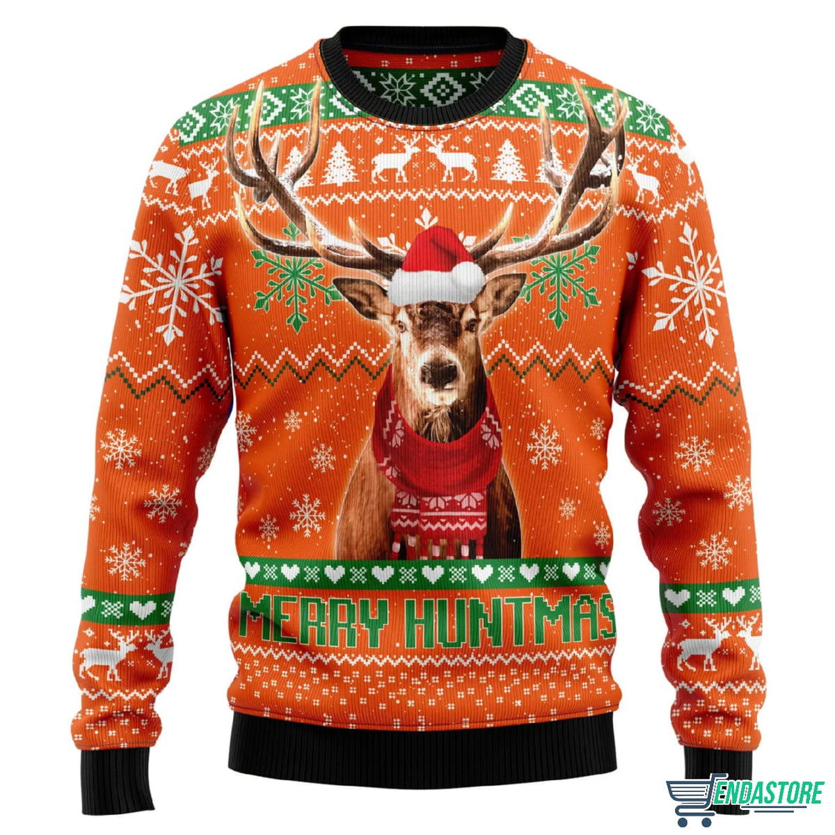 Deer Merry Huntmas 3D Ugly Christmas Sweater - Holiday Gift product image