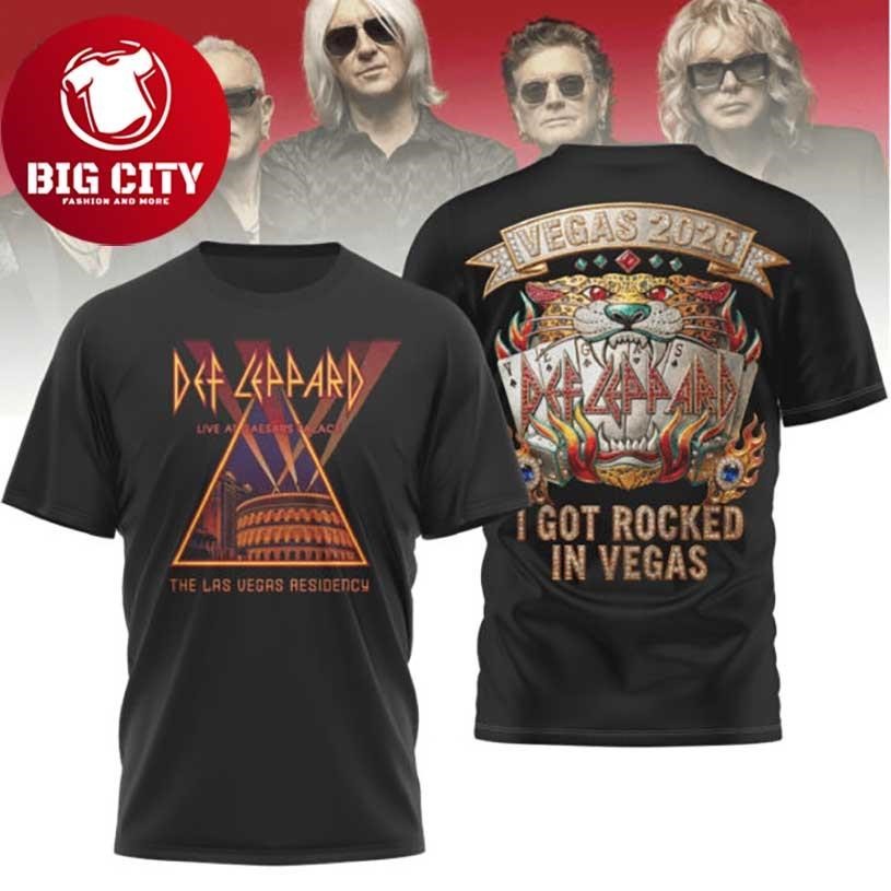 Def Leppard Las Vegas Residency 2026 Caesar's Palace - Adult & Kids T-Shirts, Sweatshirts & Hoodies apparel design preview 1