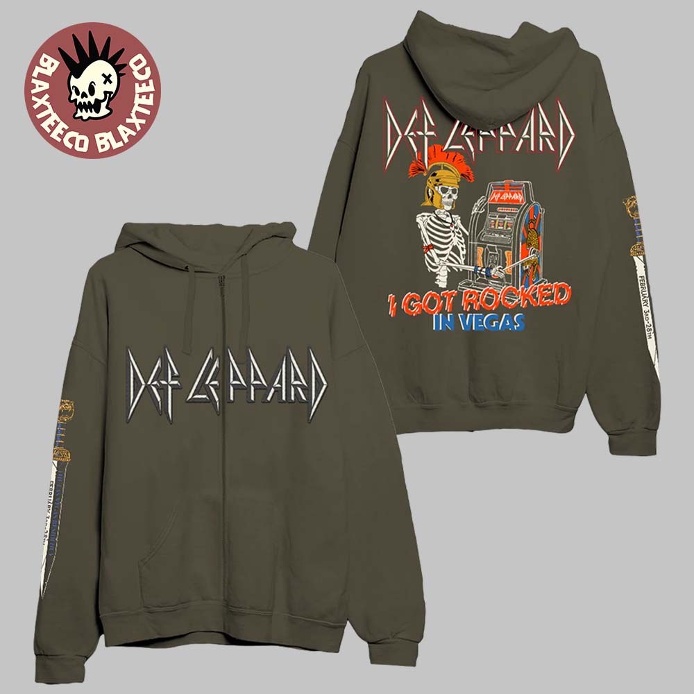 Def Leppard Live At Caesars Palace The Las Vegas - Adult & Kids T-Shirts, Sweatshirts & Hoodies apparel design preview 1