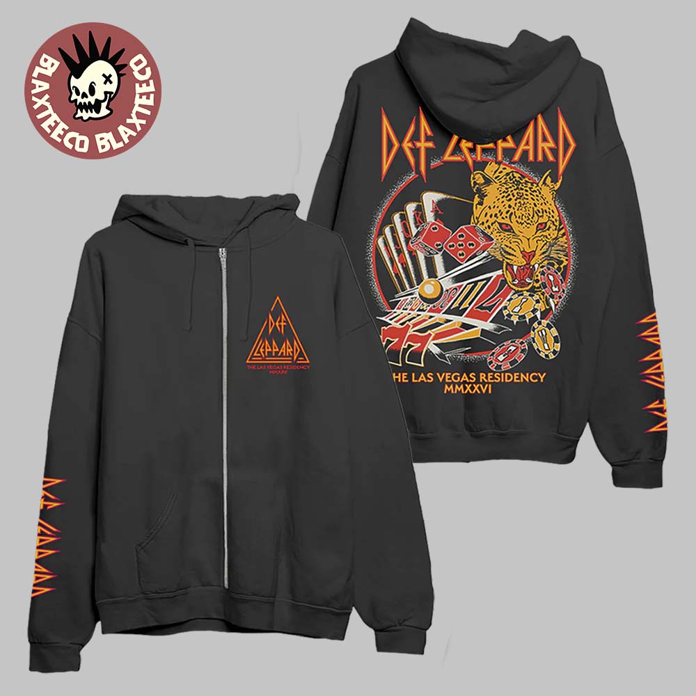 Def Leppard Live At Caesars Palace The Las Vegas - Adult & Kids T-Shirts, Sweatshirts & Hoodies apparel design preview 1