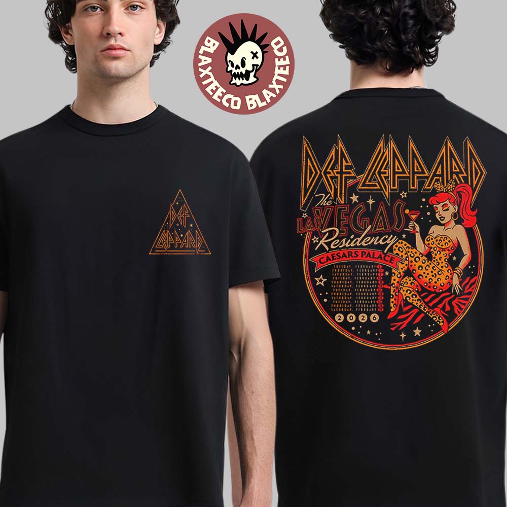 Def Leppard The Las Vegas Residency 2026 Merch Live - Adult & Kids T-Shirts, Sweatshirts & Hoodies apparel design preview 1