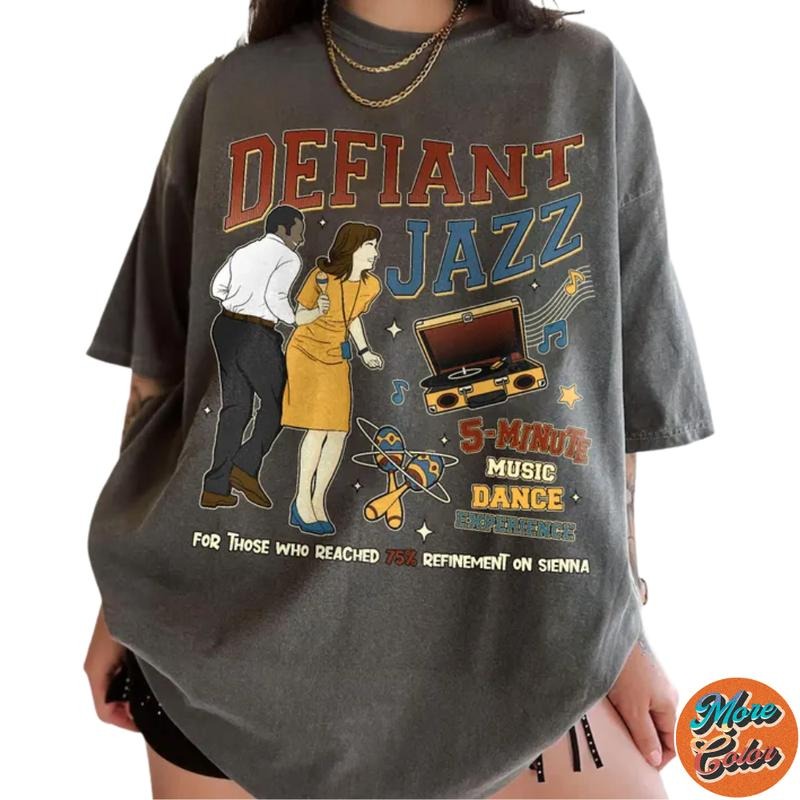 Defiant Jazz Scene Severance TV Show Inspired Woe'S - Adult & Kids T-Shirts, Sweatshirts & Hoodies apparel design preview 1