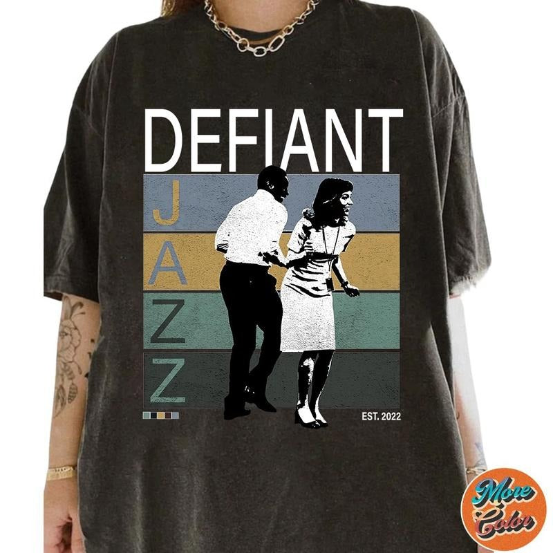 Defiantt Jazz Severancee Retro Classic TV Show Cotton - Adult & Kids T-Shirts, Sweatshirts & Hoodies apparel design preview 1