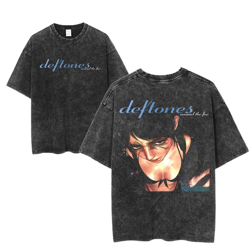 Deftones Around Fur Chainsaw Man Anime Art Manga - Adult & Kids T-Shirts, Sweatshirts & Hoodies apparel design preview 1