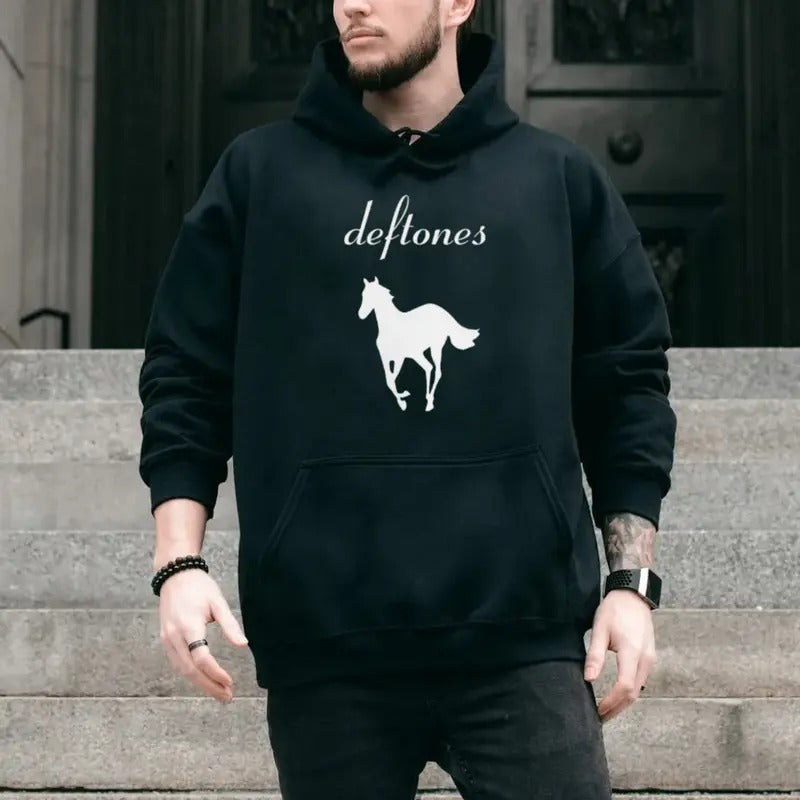 Deftones Pony Rock Band 90s Music Fan - Adult & Kids T-Shirts, Sweatshirts & Hoodies apparel design preview 1