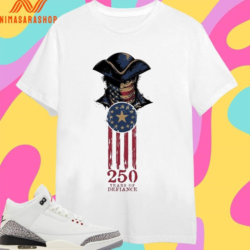 Defy 250 Years Of Defiance - Adult & Kids T-Shirts, Sweatshirts & Hoodies apparel design preview 1