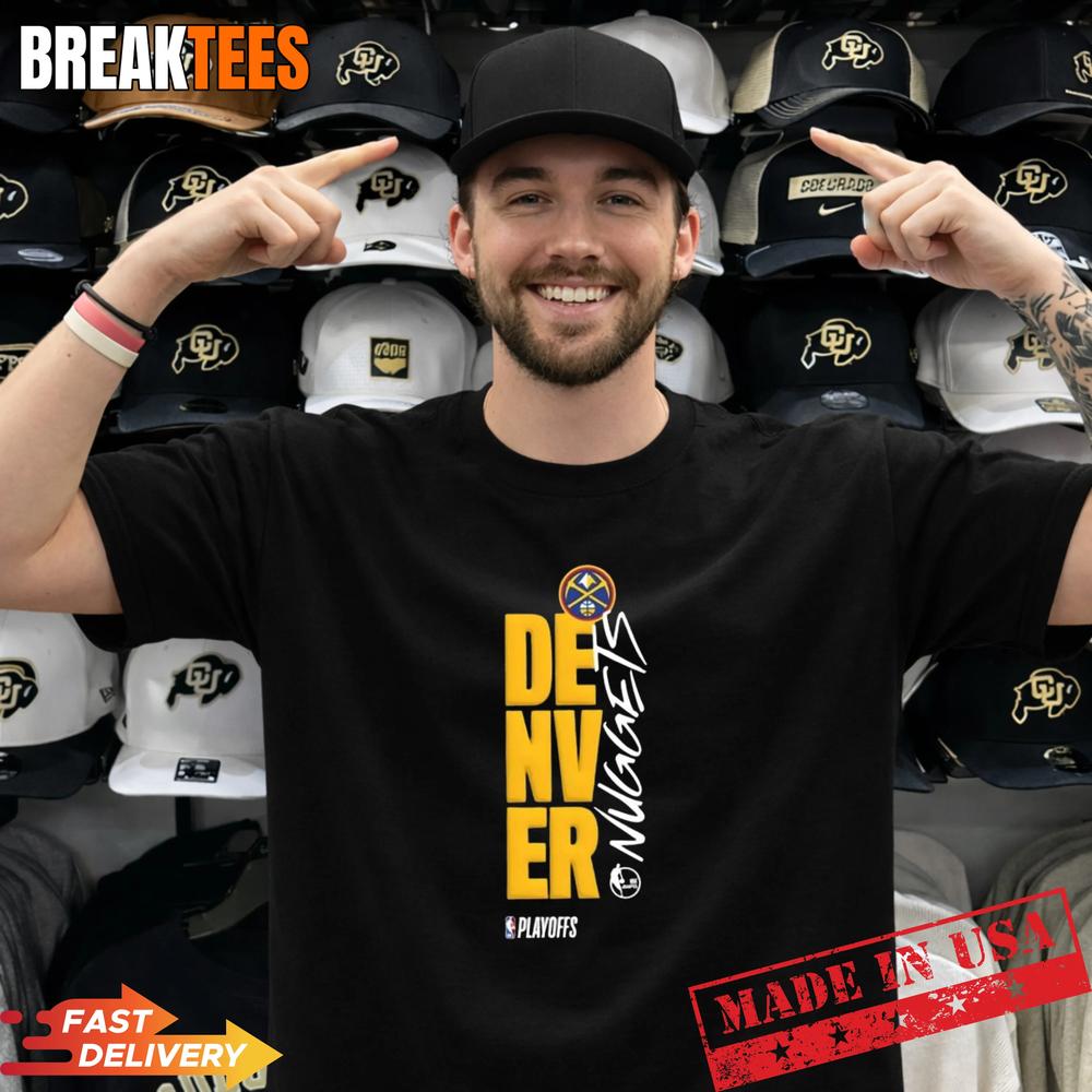 Denver Nuggets Basketball NBA Playoffs Logo - Adult & Kids T-Shirts, Sweatshirts & Hoodies apparel design preview 1