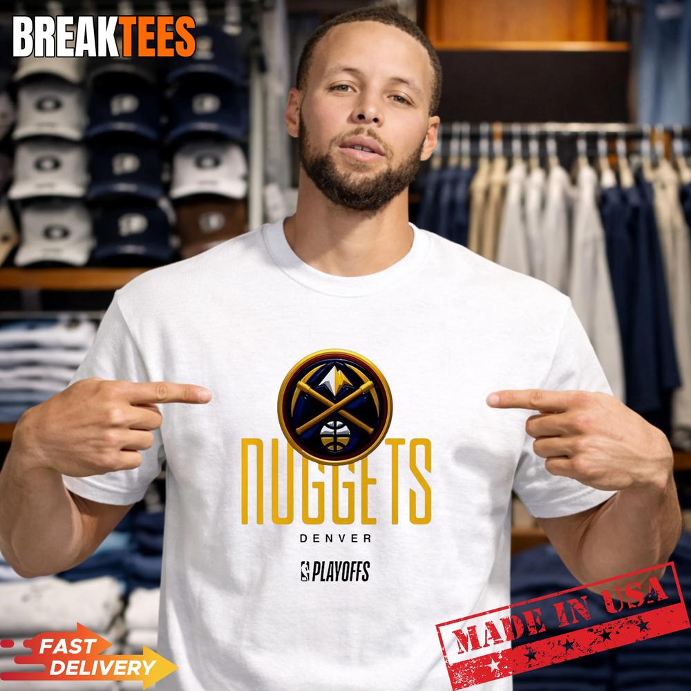 Denver Nuggets NBA Playoff 2026 logo - Adult & Kids T-Shirts, Sweatshirts & Hoodies apparel design preview 1