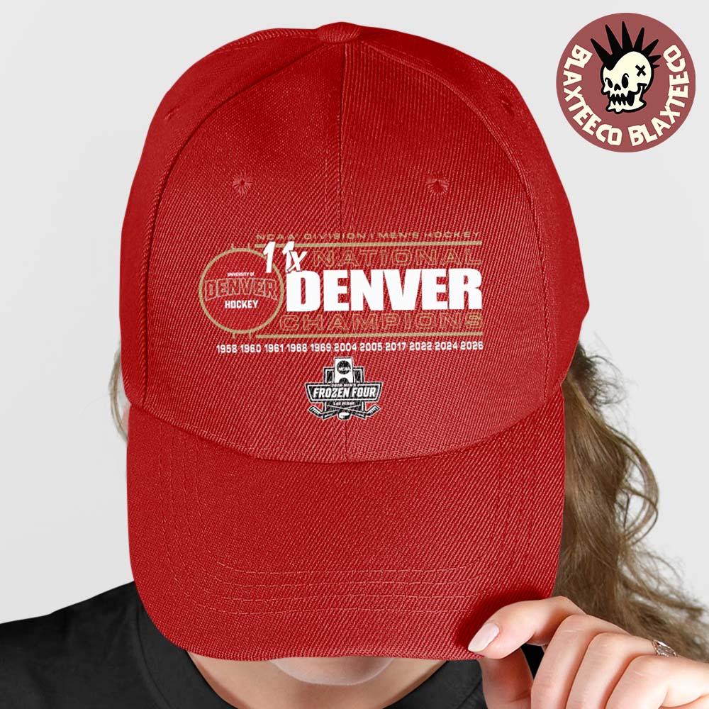 Denver Pioneers 11-Time NCAA Frozen Four Men's Ice - Adult & Kids T-Shirts, Sweatshirts & Hoodies apparel design preview 1