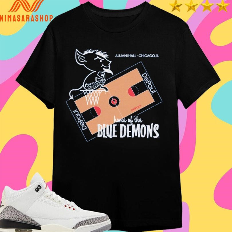 Depaul Basketball Alumni Hall Chicago Il Home Of The - Adult & Kids T-Shirts, Sweatshirts & Hoodies apparel design preview 1