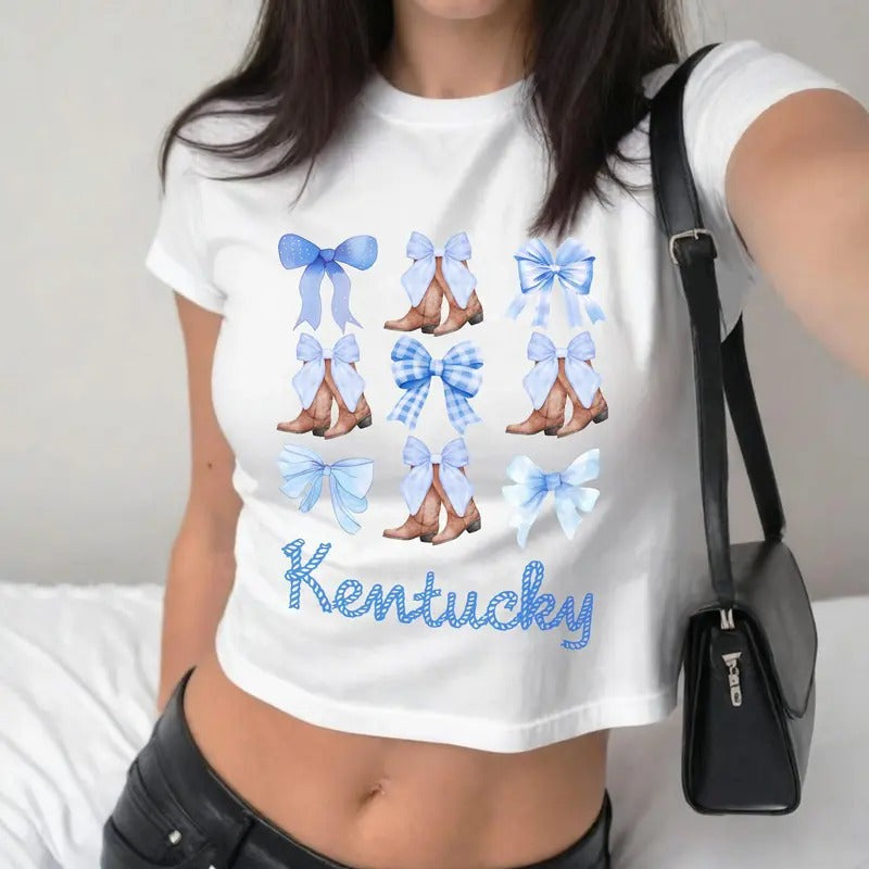Derby Coquette Girl Baby Go Kentucky Y2K 2025 Cute - Adult & Kids T-Shirts, Sweatshirts & Hoodies apparel design preview 1