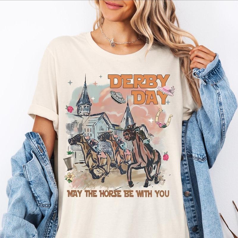 Derby Day May Horse Be You Kentucky 2025 Party Time - Adult & Kids T-Shirts, Sweatshirts & Hoodies apparel design preview 1