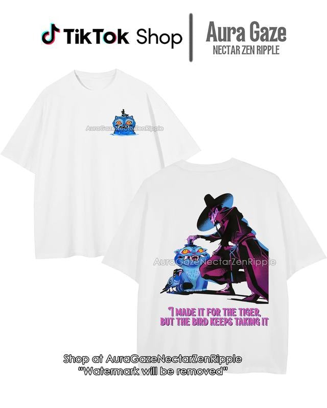 Derpy Tiger Jinu 2Sided KPop Demon Hunters Comfort - Adult & Kids T-Shirts, Sweatshirts & Hoodies apparel design preview 1