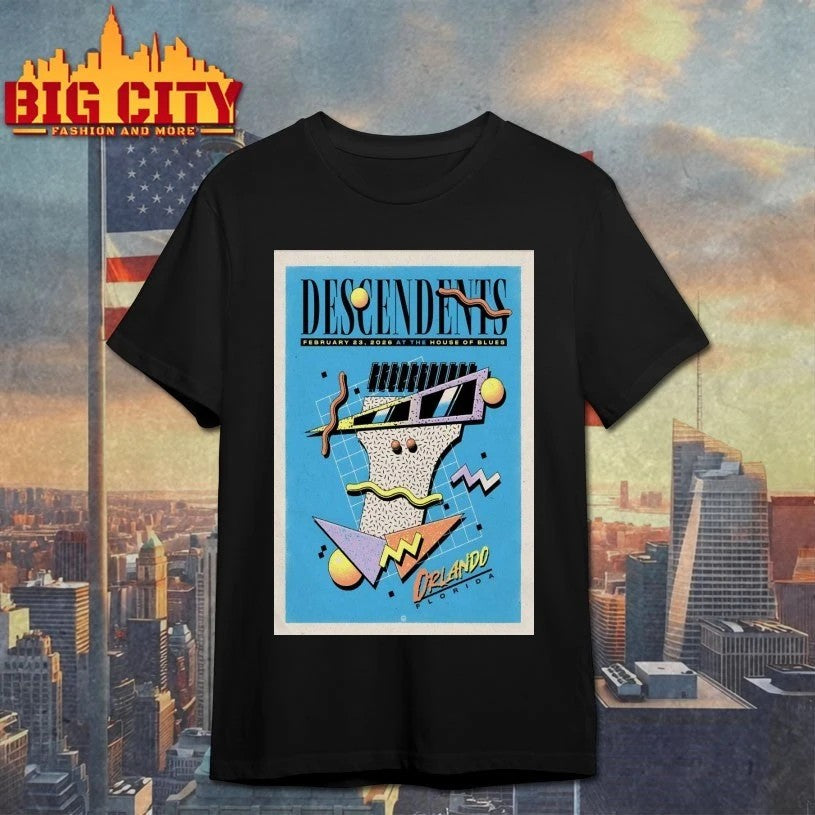 Descendents 2-23-2026 Orlando FL Poster - Adult & Kids T-Shirts, Sweatshirts & Hoodies apparel design preview 1