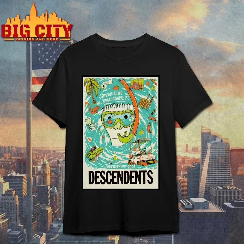 Descendents Event St. Petersburg FL On Feb 24 2026 - Adult & Kids T-Shirts, Sweatshirts & Hoodies apparel design preview 1