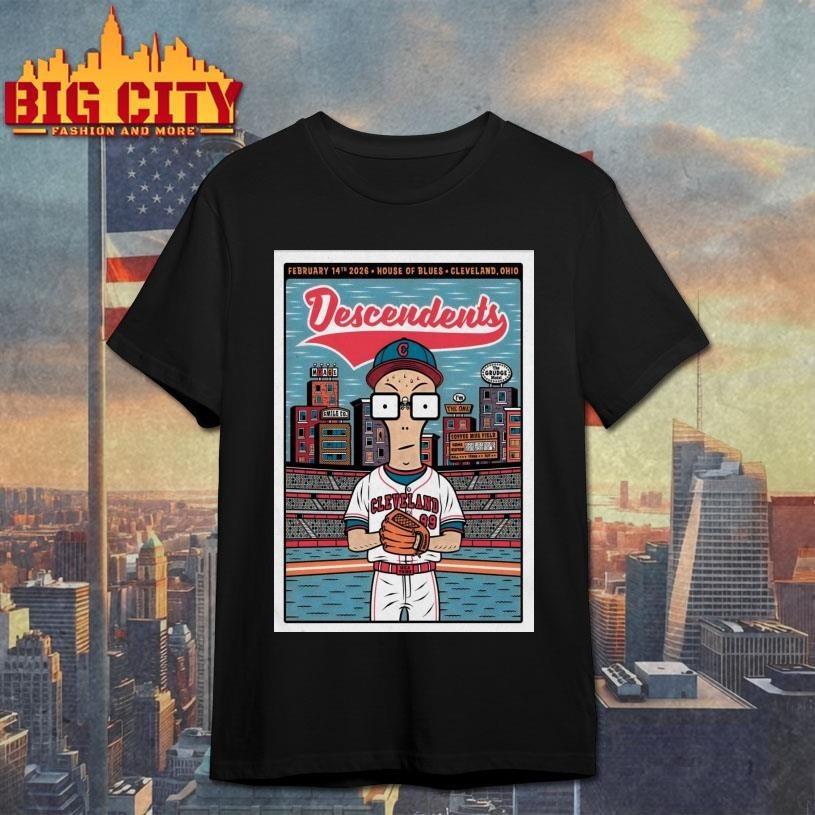 Descendents Feb 14 2026 In Cleveland OH Poster - Adult & Kids T-Shirts, Sweatshirts & Hoodies apparel design preview 1