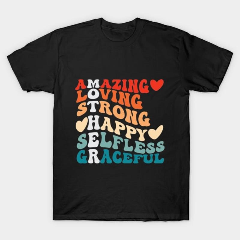 Description Mother Mom Mum Mama - Adult & Kids T-Shirts, Sweatshirts & Hoodies apparel design preview 1