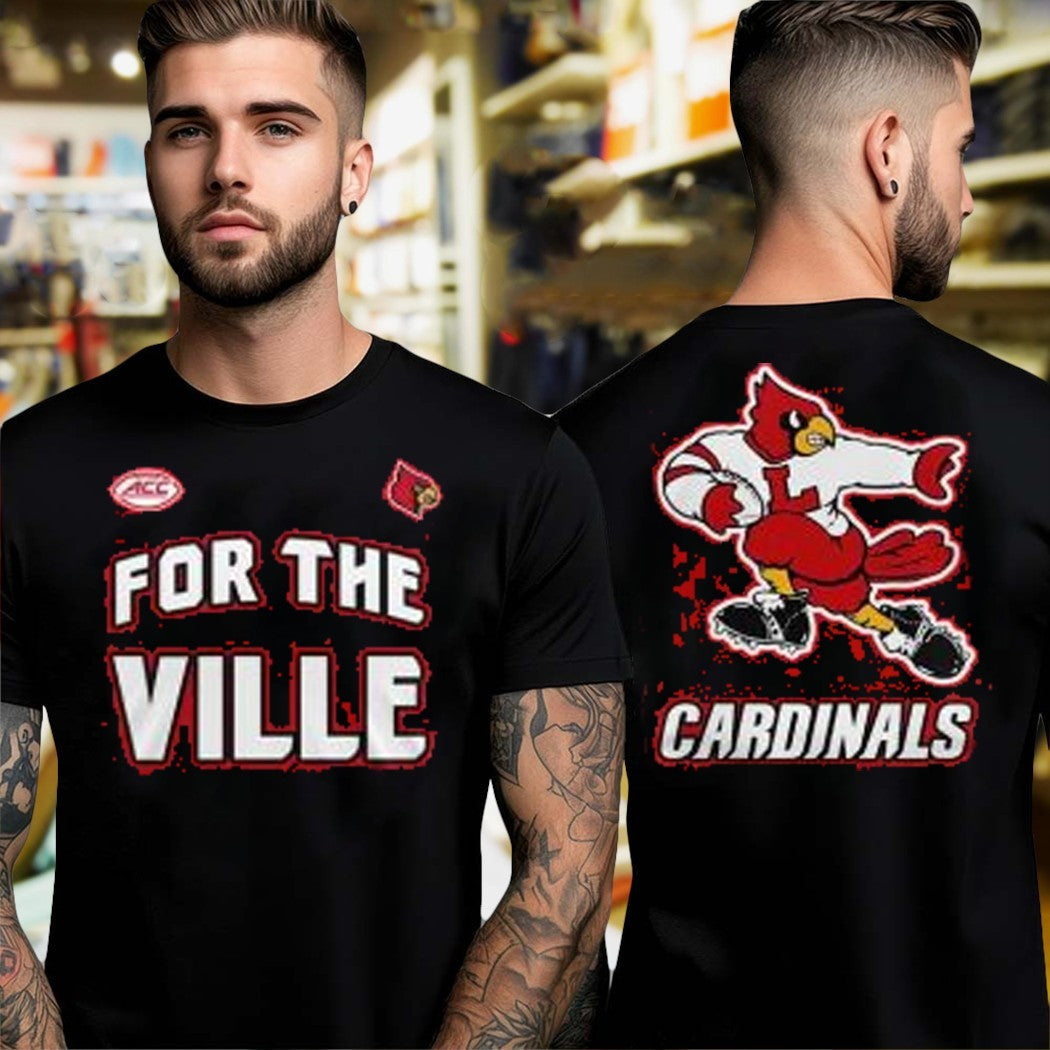 Design 2025 For The Ville Louisville Cardinals Two - Adult & Kids T-Shirts, Sweatshirts & Hoodies apparel design preview 1