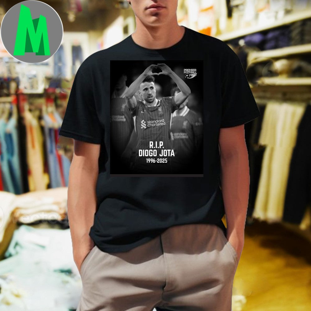 Design AR.I.P. DIOGO JOTA 1996-2025 - Adult & Kids T-Shirts, Sweatshirts & Hoodies apparel design preview 1