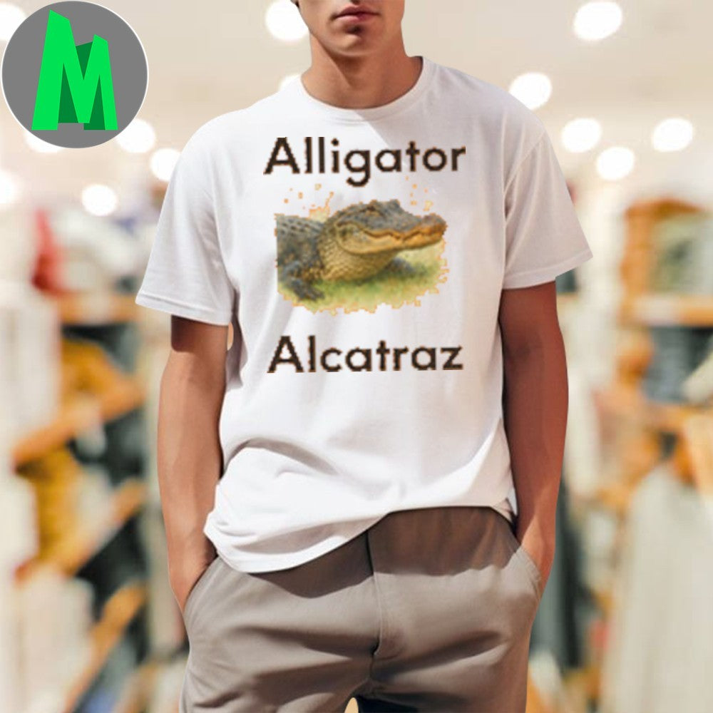 Design Alligator Alcatraz - Adult & Kids T-Shirts, Sweatshirts & Hoodies apparel design preview 1
