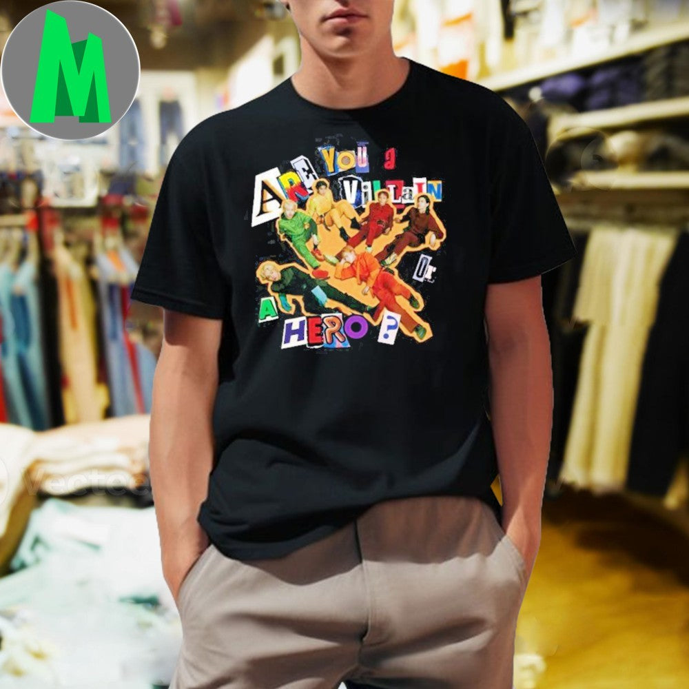 Design Are You A Villain or Hero Xdinary Heroes - Adult & Kids T-Shirts, Sweatshirts & Hoodies apparel design preview 1