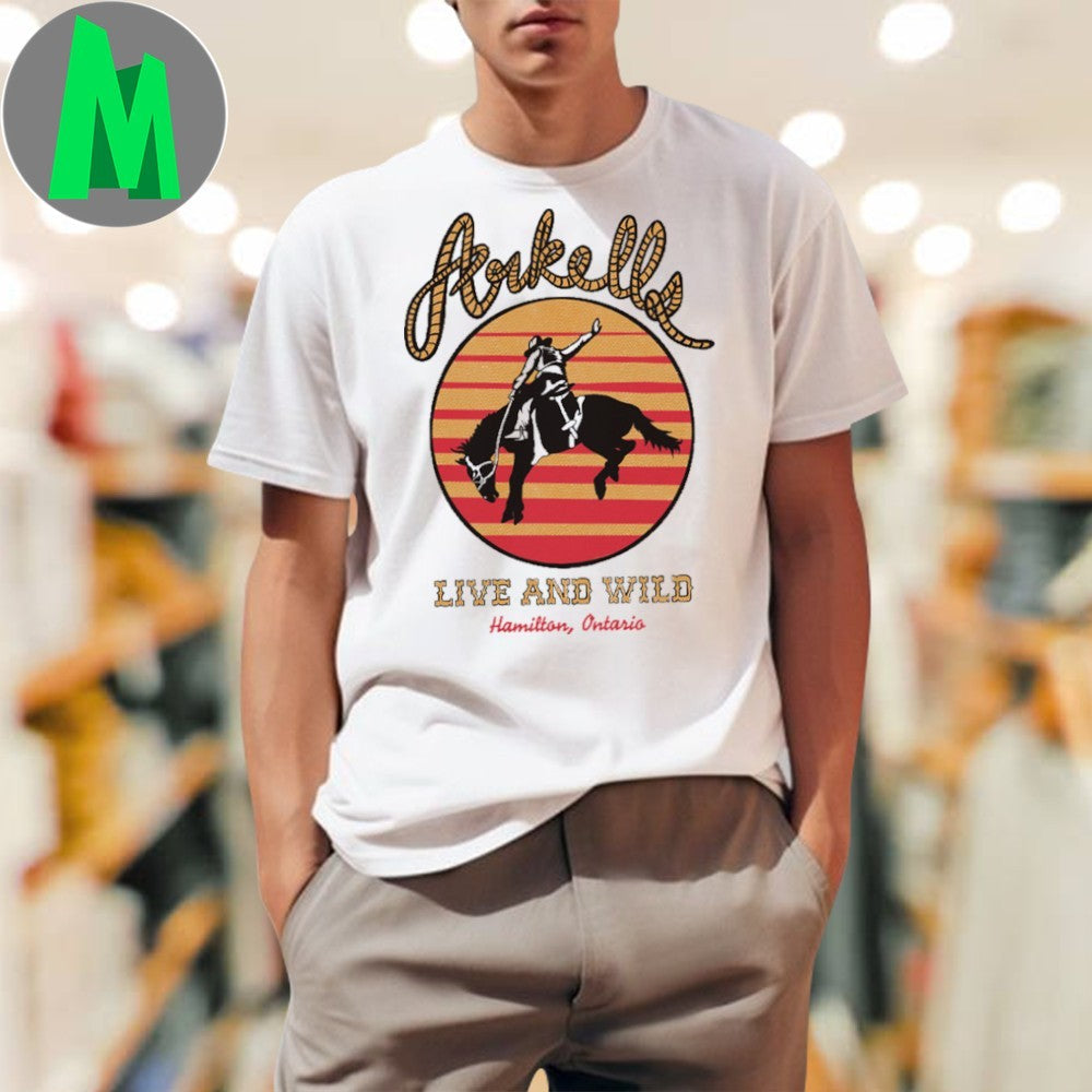Design Arkells Live And Wild Ringer - Adult & Kids T-Shirts, Sweatshirts & Hoodies apparel design preview 1