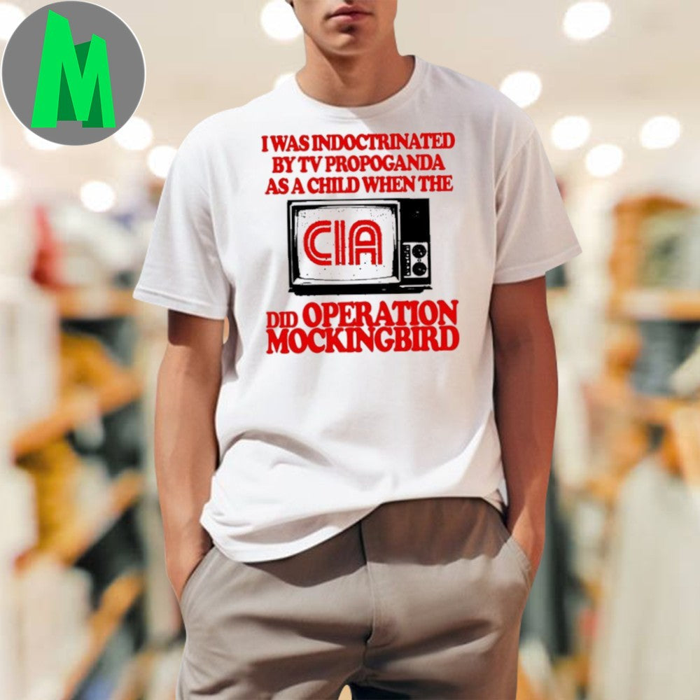 Design Barely Legal I Was Indoctrinated By Tv - Adult & Kids T-Shirts, Sweatshirts & Hoodies apparel design preview 1