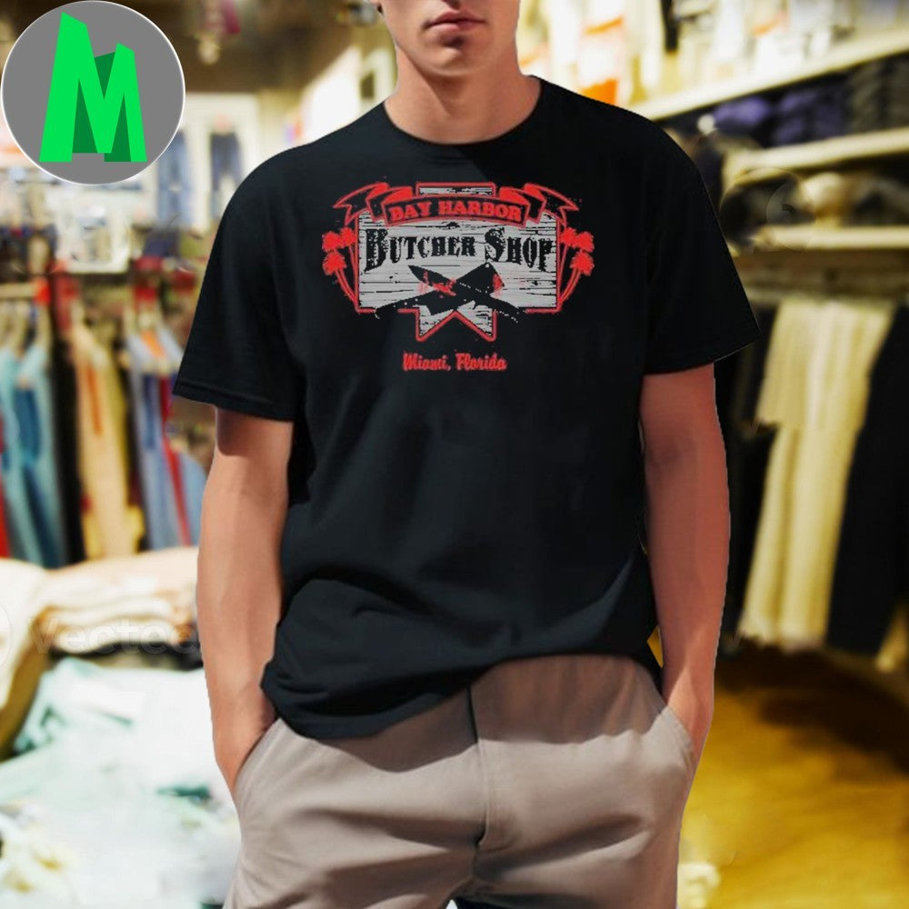 Design Bay Harbor Butcher Shop Miami Florida - Adult & Kids T-Shirts, Sweatshirts & Hoodies apparel design preview 1