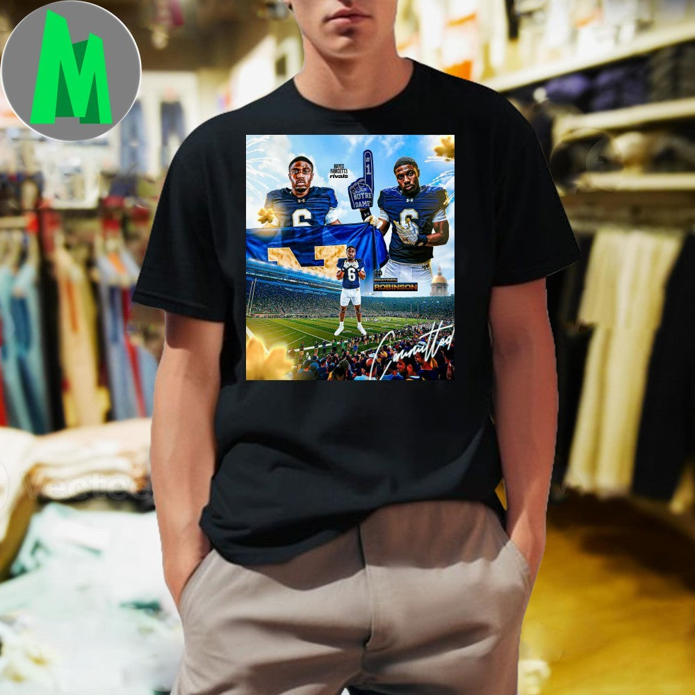 Design Brayden Robinson Notre Dame #6 Committed Hayes - Adult & Kids T-Shirts, Sweatshirts & Hoodies apparel design preview 1