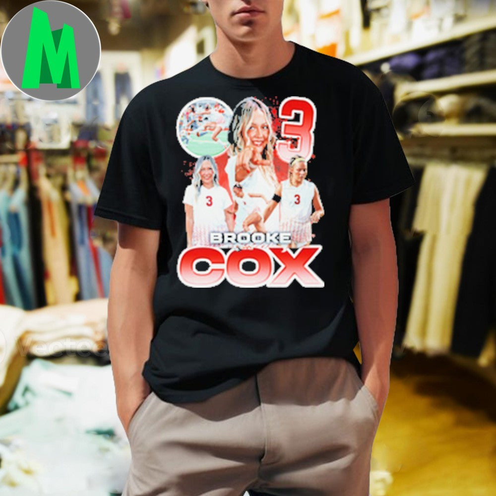 Design Brooke Cox #3 Soccer Player Graphic - Adult & Kids T-Shirts, Sweatshirts & Hoodies apparel design preview 1