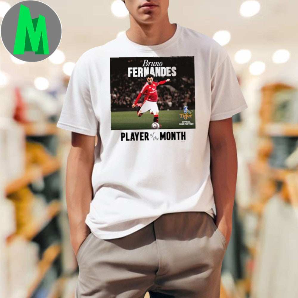 Design Bruno Fernandes Manchester United Wins Player - Adult & Kids T-Shirts, Sweatshirts & Hoodies apparel design preview 1