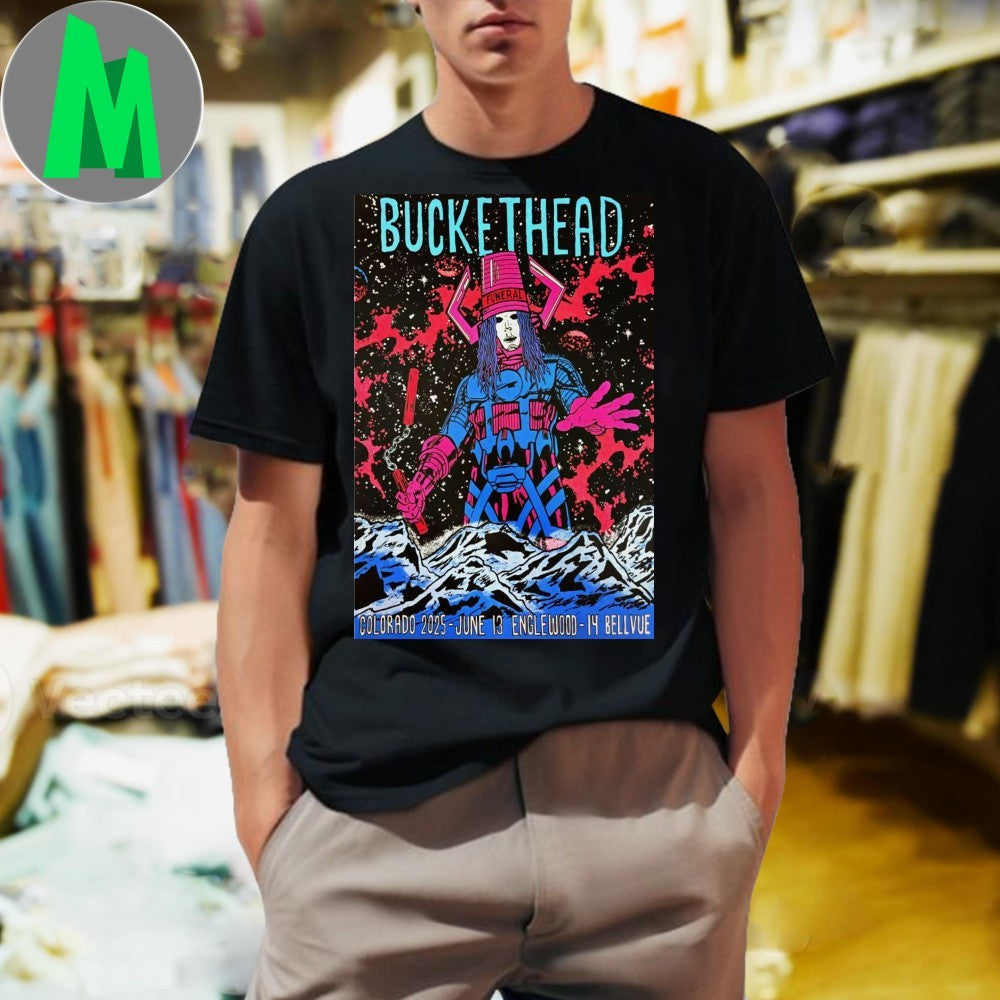 Design Buckethead Gothic Theatre in Englewood CO June - Adult & Kids T-Shirts, Sweatshirts & Hoodies apparel design preview 1