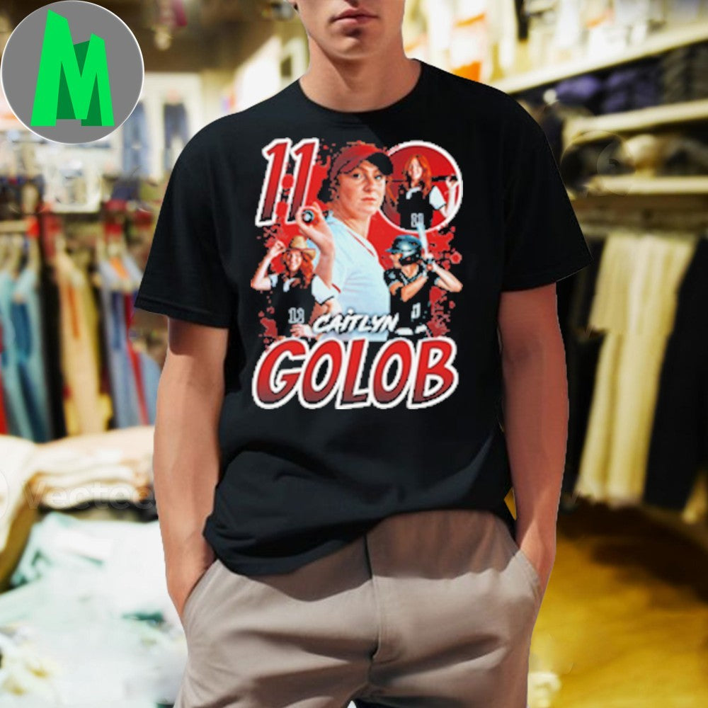 Design Caitlyn Golob #11 Softball Baseball Player - Adult & Kids T-Shirts, Sweatshirts & Hoodies apparel design preview 1