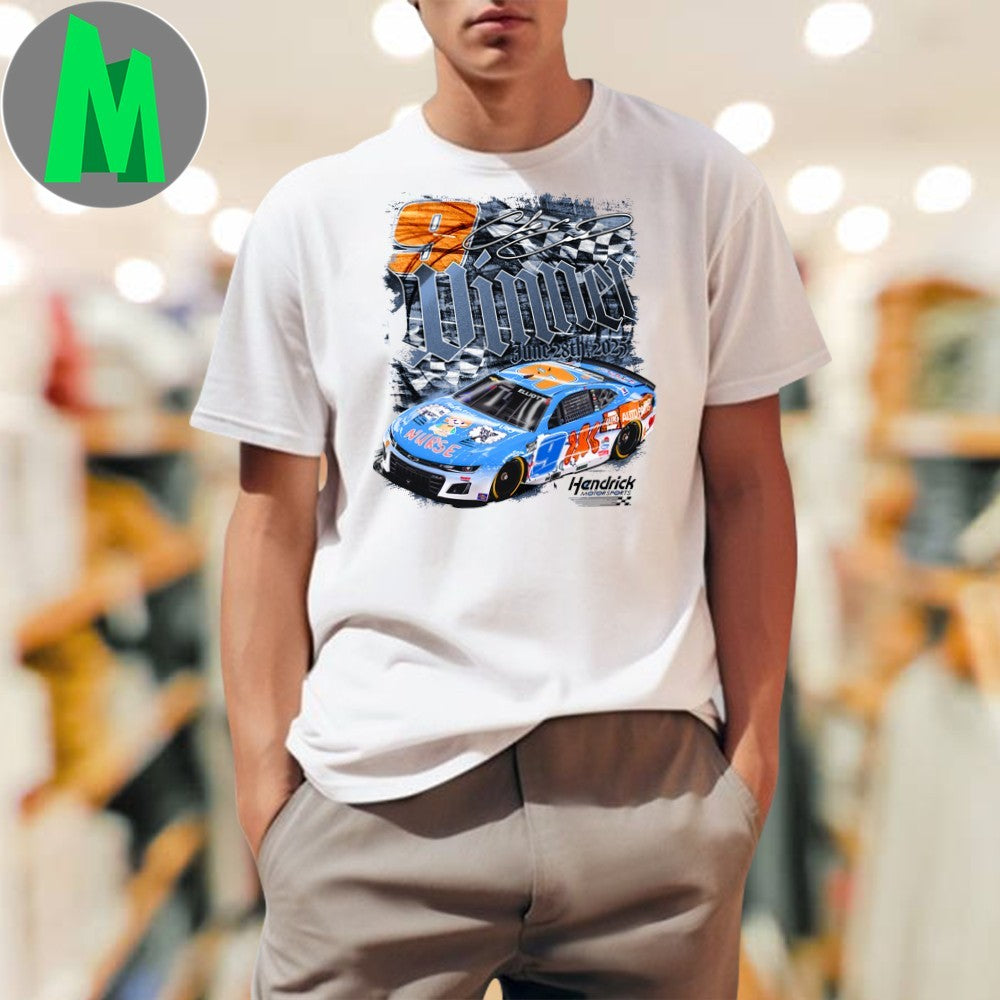Design Chase Elliott #9 2025 Atlanta NASCAR Winner - Adult & Kids T-Shirts, Sweatshirts & Hoodies apparel design preview 1