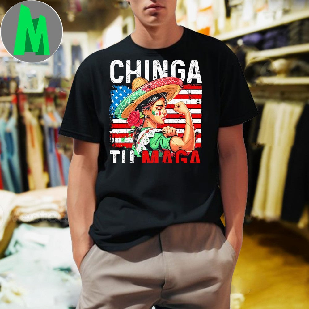 Design Chinga Tu MAGA PNG, Funny Mexico - Adult & Kids T-Shirts, Sweatshirts & Hoodies apparel design preview 1
