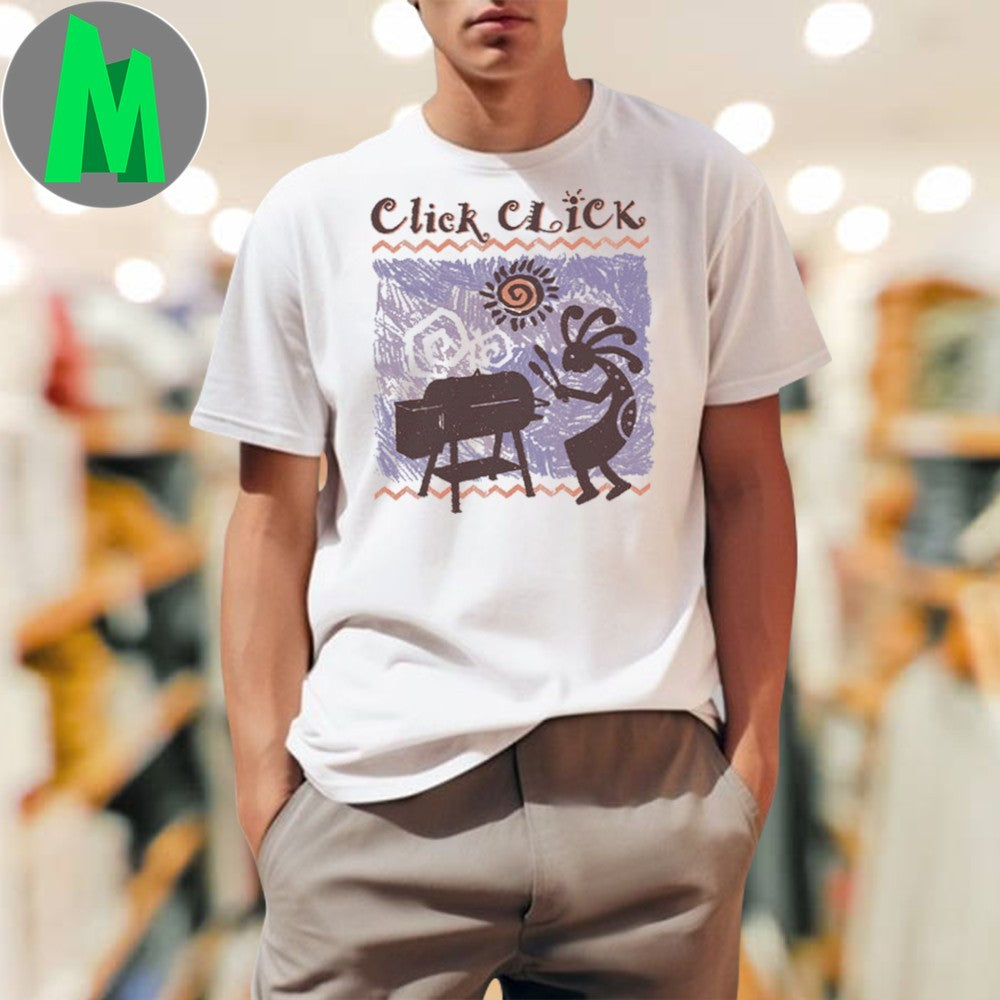 Design Click Native American Kokopelli BBQ - Adult & Kids T-Shirts, Sweatshirts & Hoodies apparel design preview 1