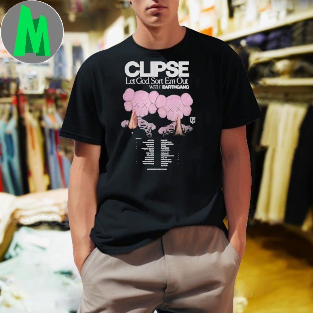 Design Clipse Let God Sort Em Out Earthgang Tour - Adult & Kids T-Shirts, Sweatshirts & Hoodies apparel design preview 1