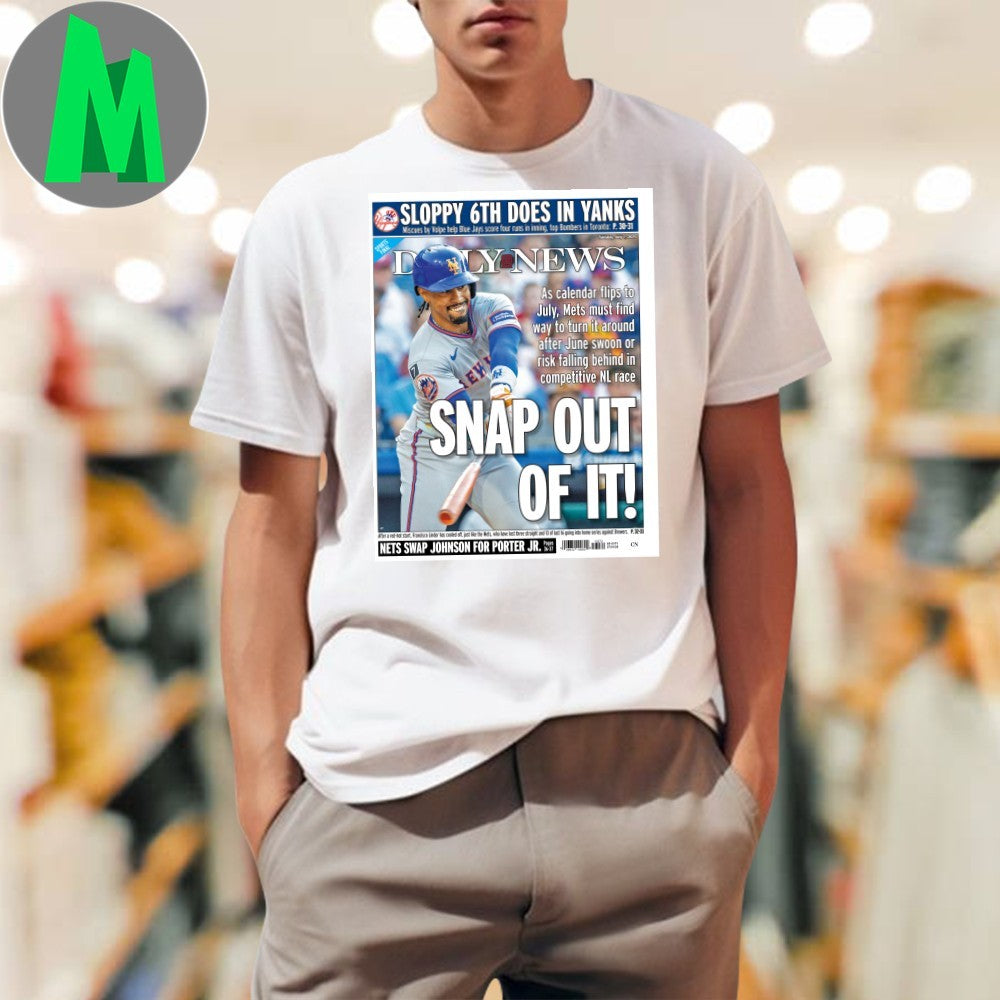 Design Daily News Snap Out Of It Yankees Baseball - Adult & Kids T-Shirts, Sweatshirts & Hoodies apparel design preview 1