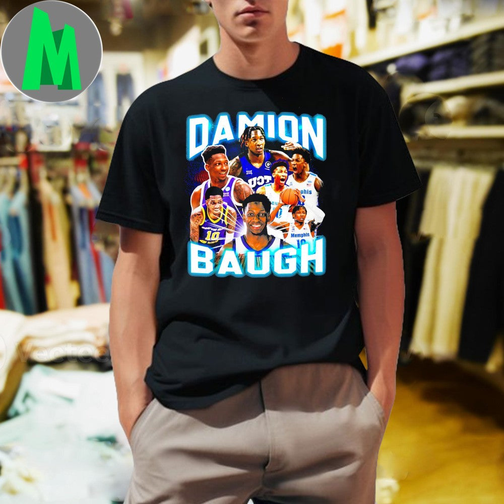 Design Damion Baugh Memphis Basketball Graphic - Adult & Kids T-Shirts, Sweatshirts & Hoodies apparel design preview 1