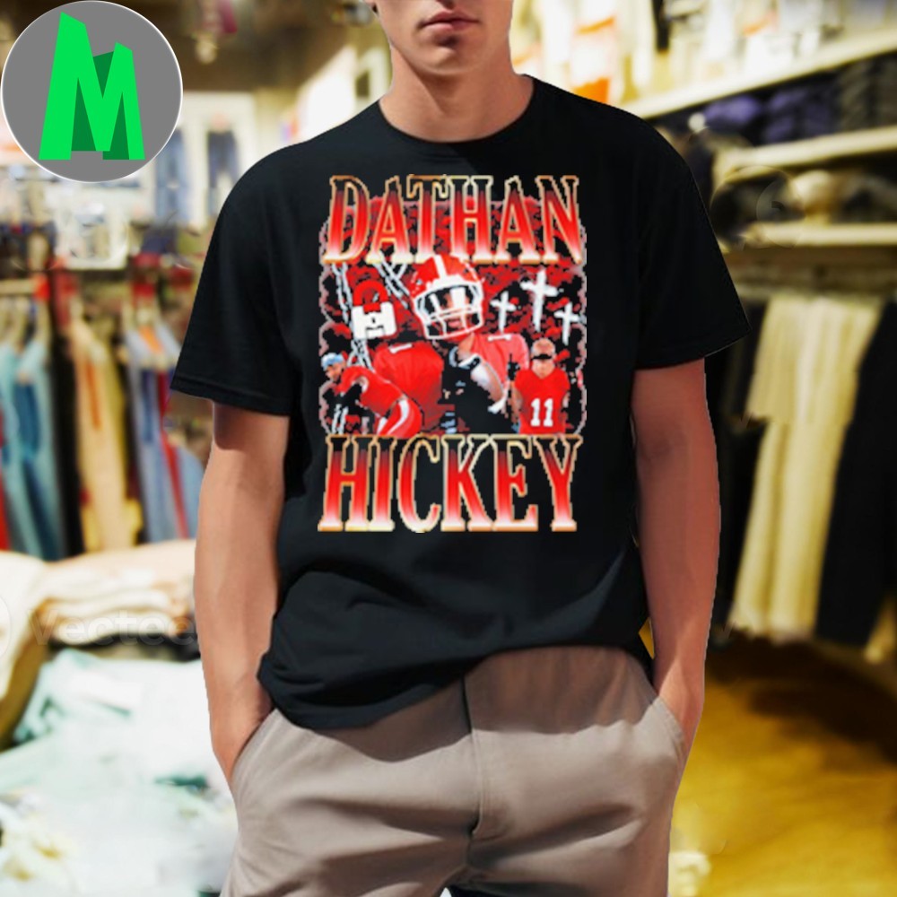 Design Dathan Hickey #11 Football Player Graphic - Adult & Kids T-Shirts, Sweatshirts & Hoodies apparel design preview 1
