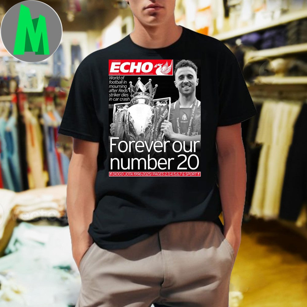 Design Diogo Jota Forever Our Number 20 Liverpool - Adult & Kids T-Shirts, Sweatshirts & Hoodies apparel design preview 1