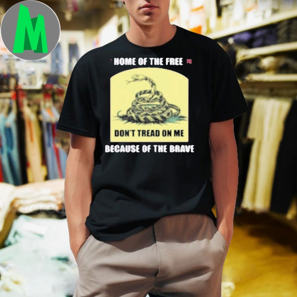 Design Dont Tread On Me 1776 Home Of Free Gadsden - Adult & Kids T-Shirts, Sweatshirts & Hoodies apparel design preview 1