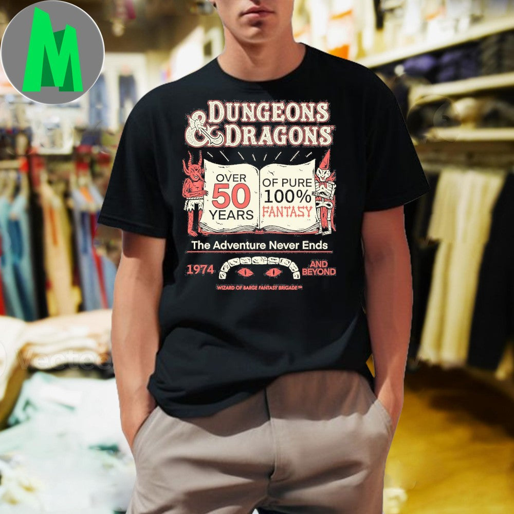 Design Dungeons Dragons 50th Anniversary Fantasy - Adult & Kids T-Shirts, Sweatshirts & Hoodies apparel design preview 1