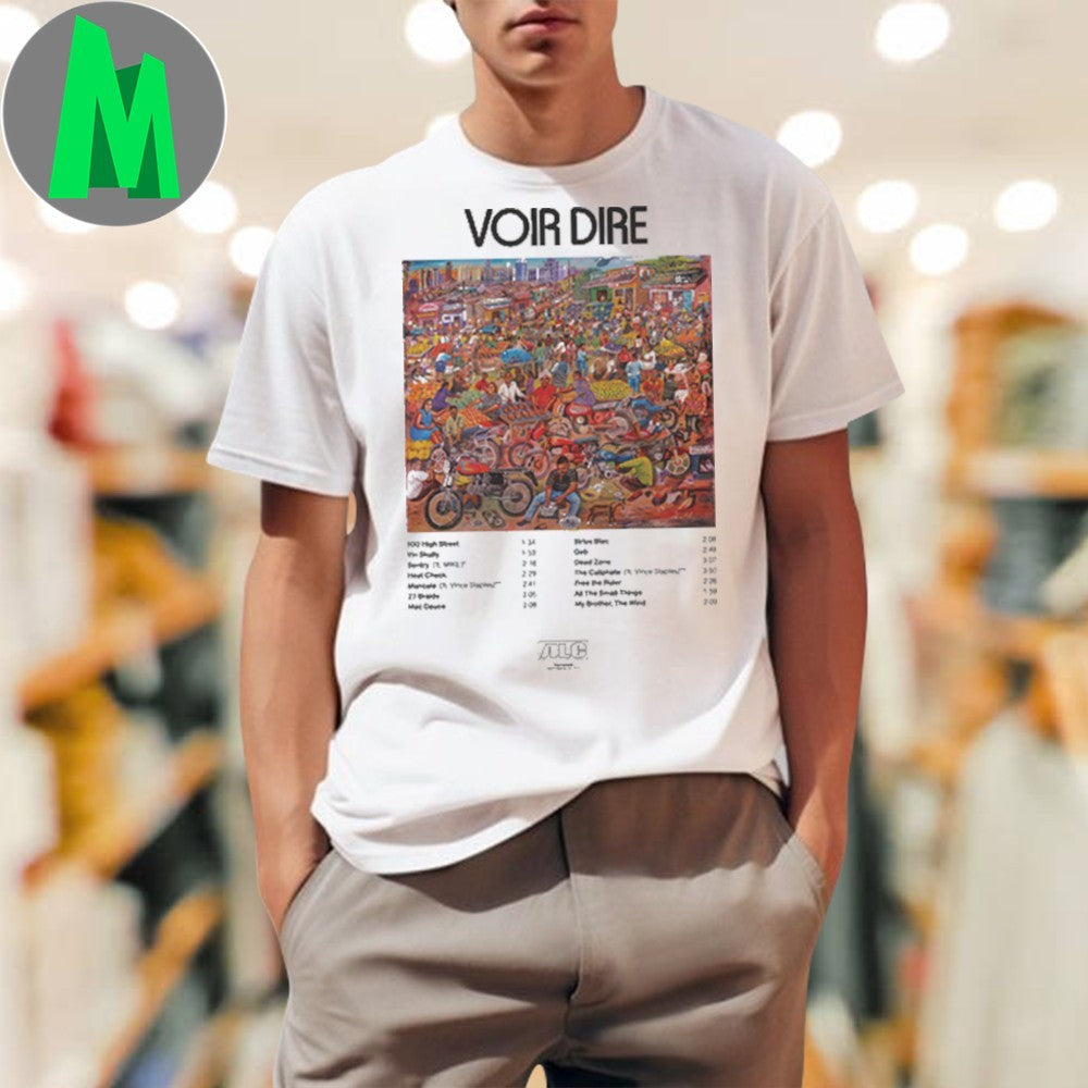 Design Earl The Alchemist VOIR DIRE Album Art - Adult & Kids T-Shirts, Sweatshirts & Hoodies apparel design preview 1