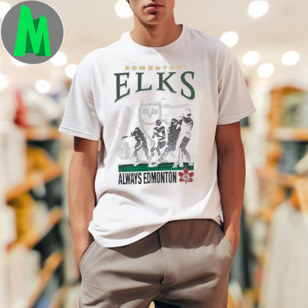 Design Edmonton Elks New Era OVO X CFL - Adult & Kids T-Shirts, Sweatshirts & Hoodies apparel design preview 1
