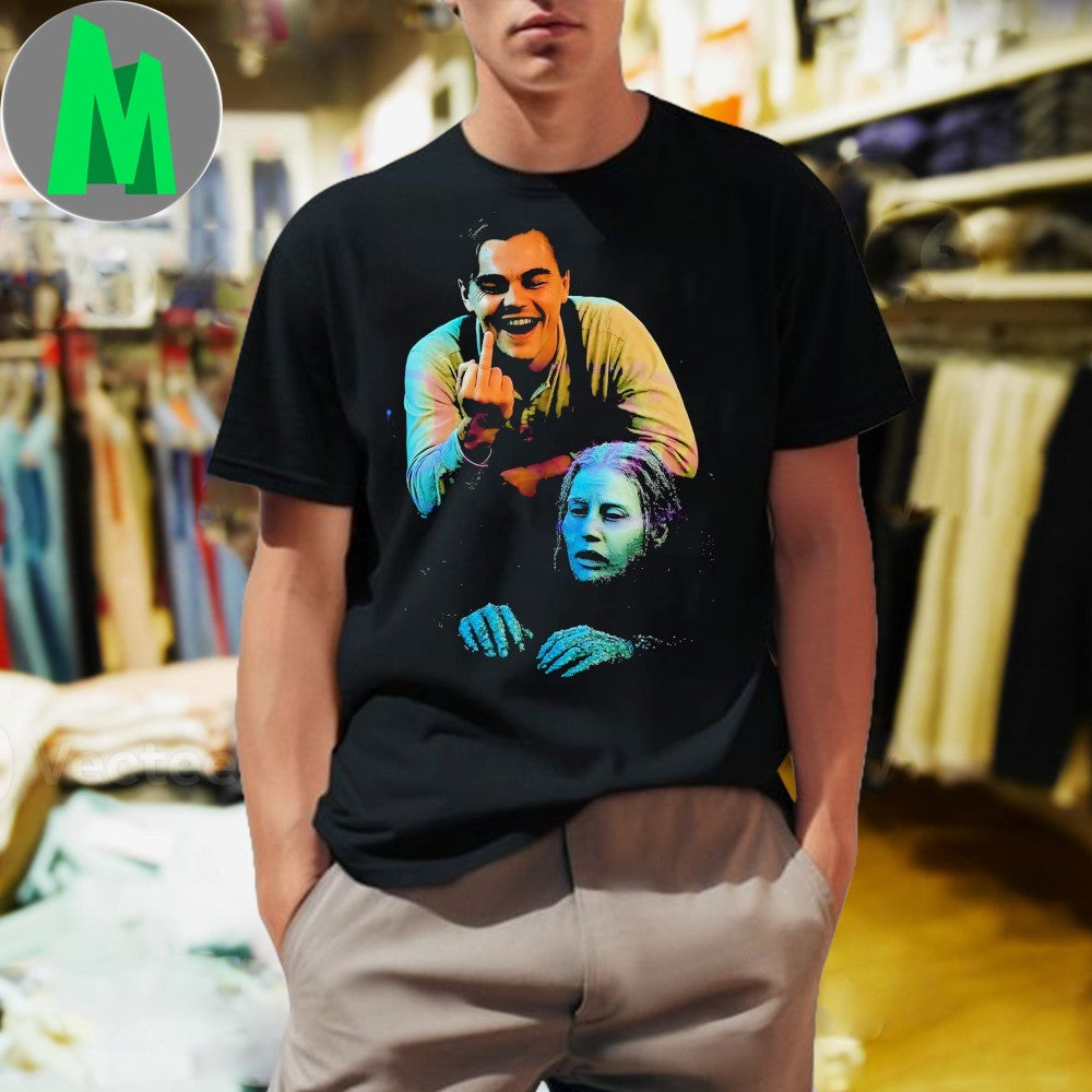 Design Funny Titanic Meme Jack Middle Finger Ice - Adult & Kids T-Shirts, Sweatshirts & Hoodies apparel design preview 1