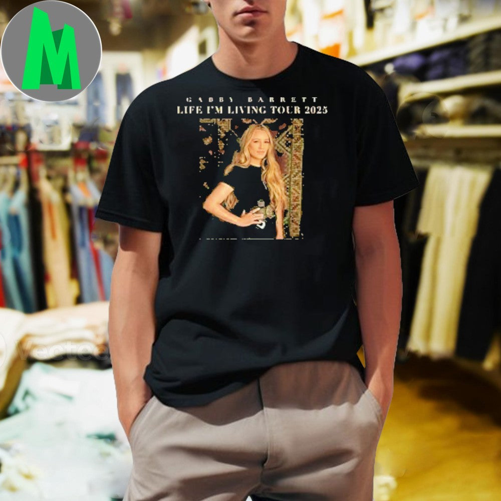 Design Gabby Barrett Life I'm Living Tour 2025 - Adult & Kids T-Shirts, Sweatshirts & Hoodies apparel design preview 1