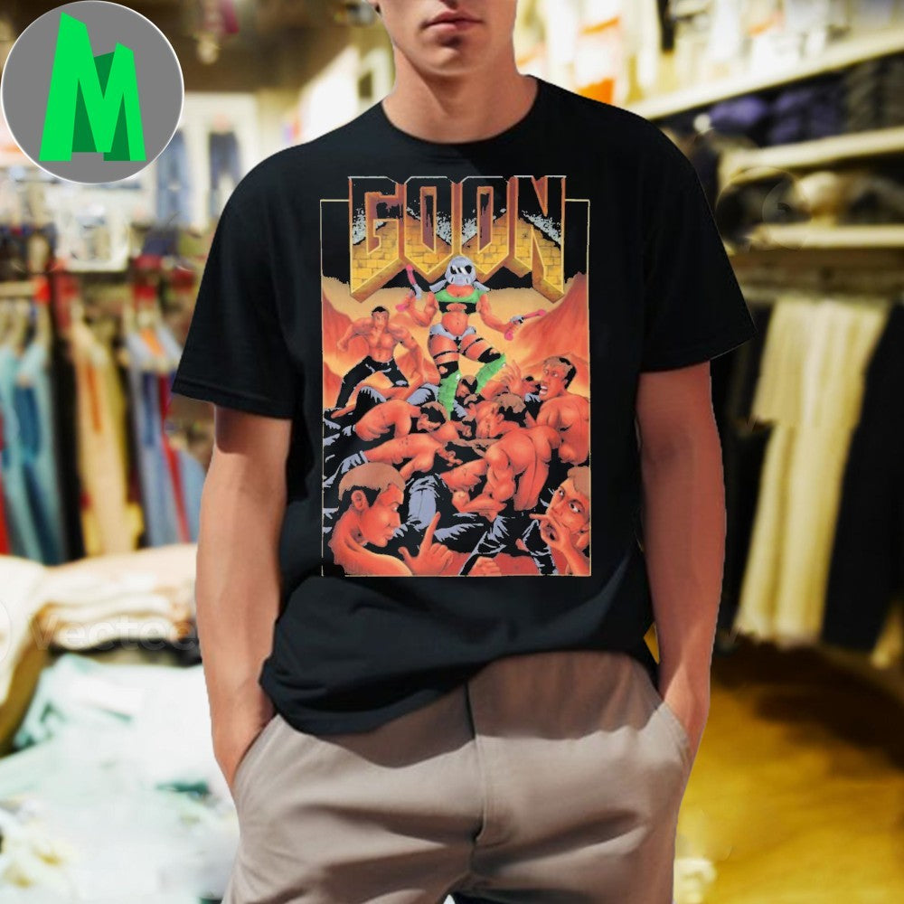 Design Goon DOOM Parody Art - Adult & Kids T-Shirts, Sweatshirts & Hoodies apparel design preview 1