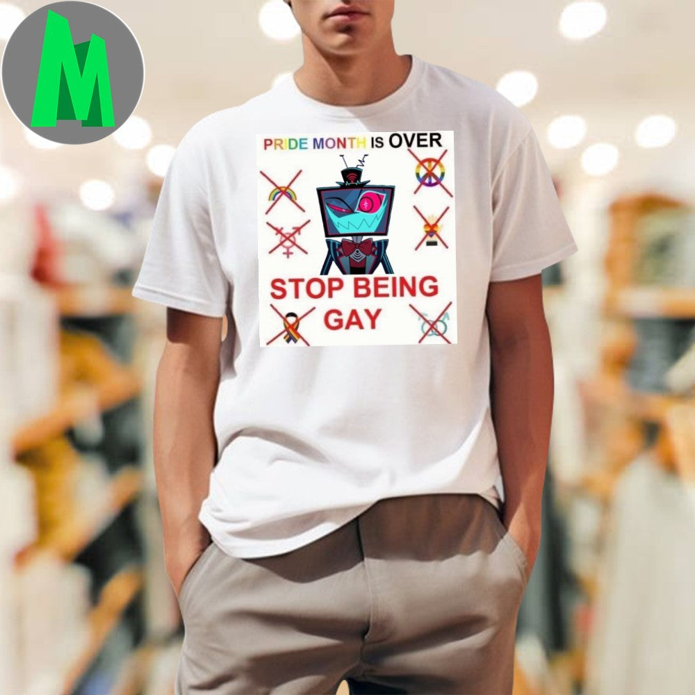 Design Hazbin Hotel Vox Pride Month Is Over - Adult & Kids T-Shirts, Sweatshirts & Hoodies apparel design preview 1